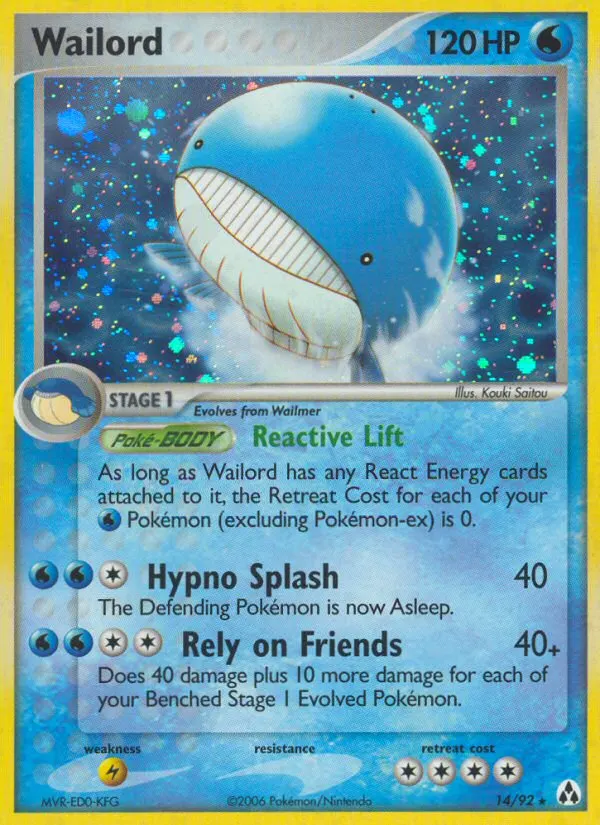 Wailord card photo