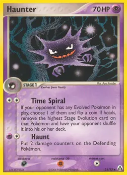 Haunter card photo