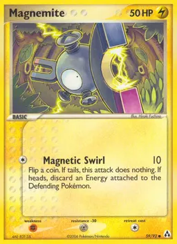 Magnemite card photo