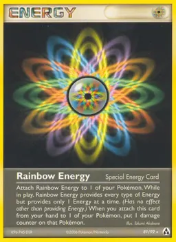 Rainbow Energy card photo