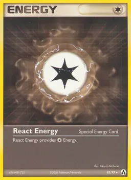 React Energy card photo