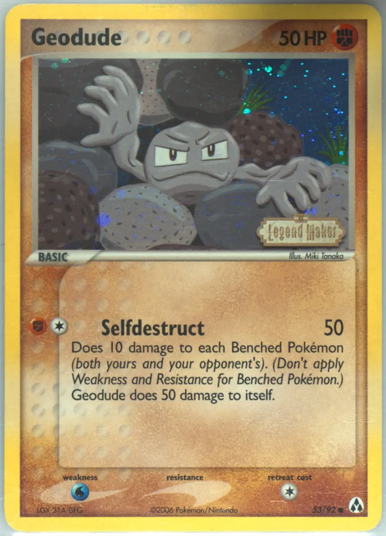 Geodude card photo