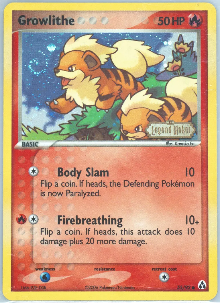 Growlithe card photo