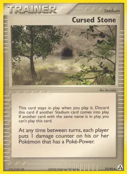 Cursed Stone card photo