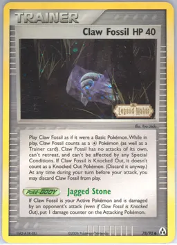 Claw Fossil #78