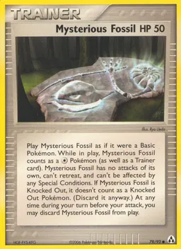 Mysterious Fossil card photo