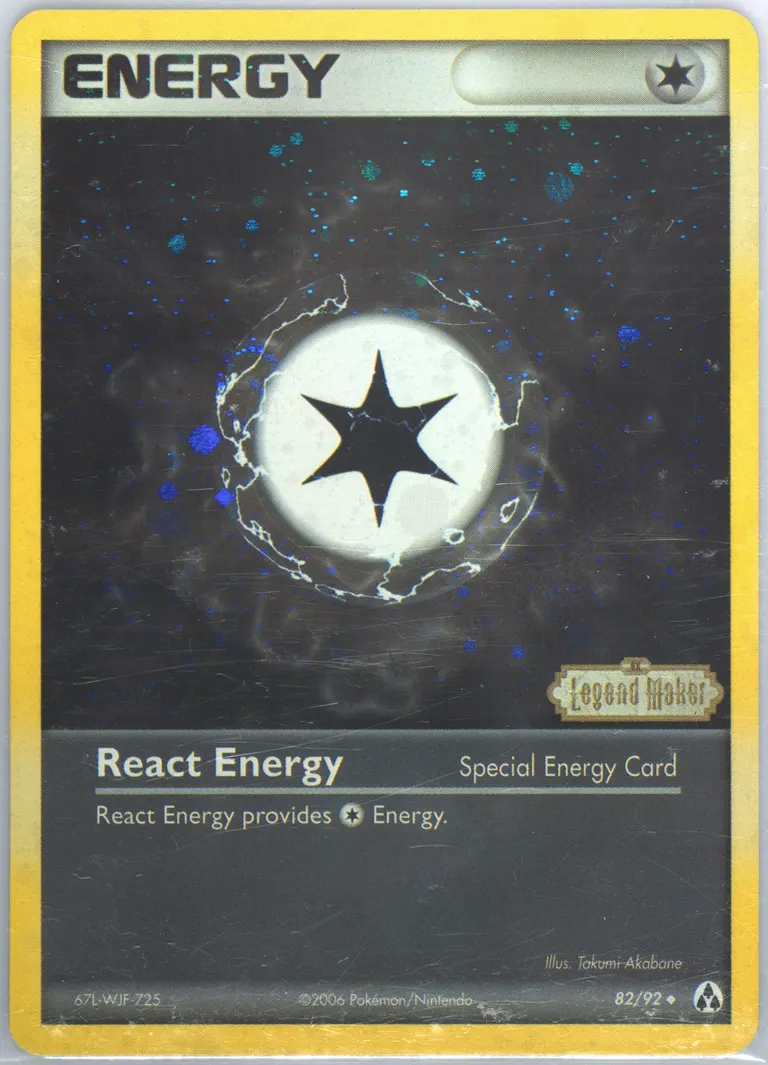 React Energy card photo