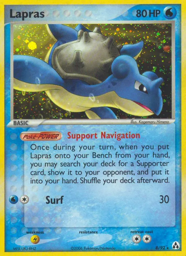 Lapras card photo