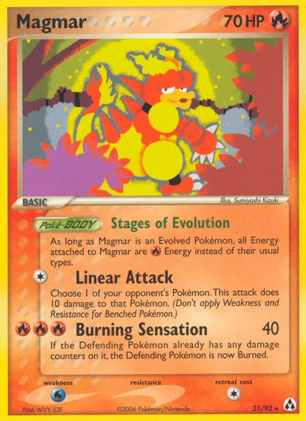 Magmar card photo
