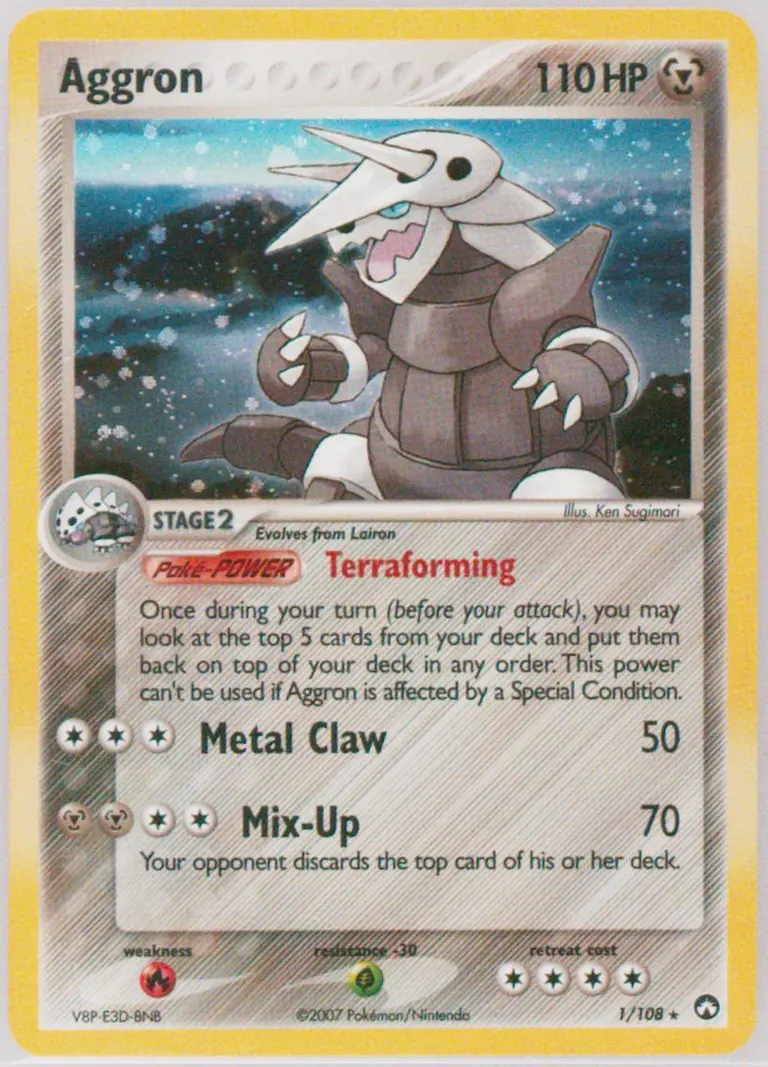Aggron card photo