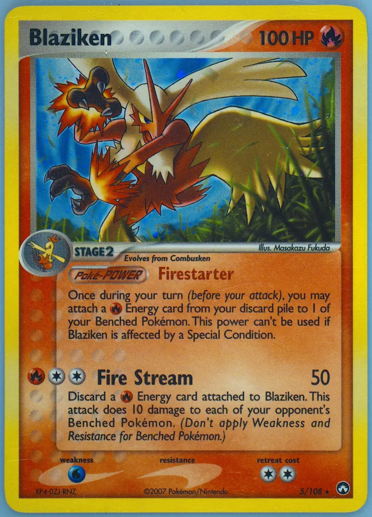 Blaziken card photo