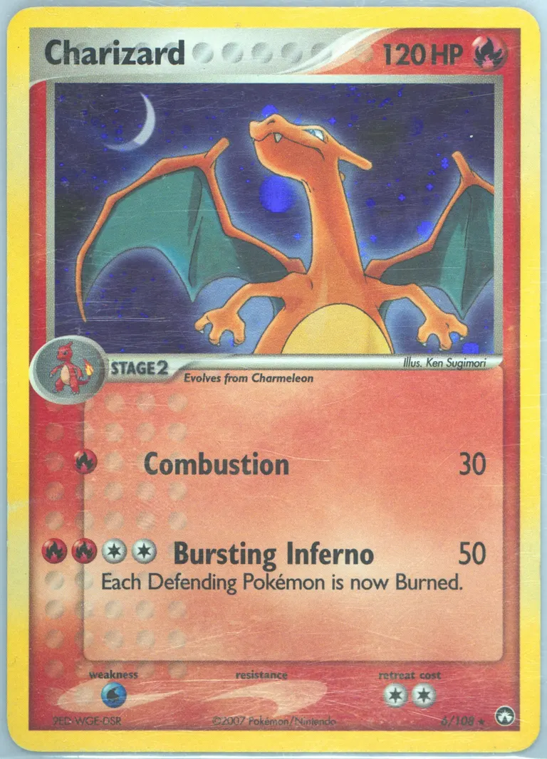 Charizard card photo