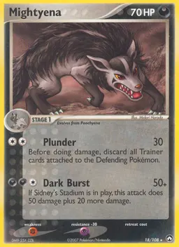 Mightyena card photo