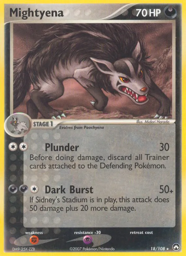 Mightyena card photo