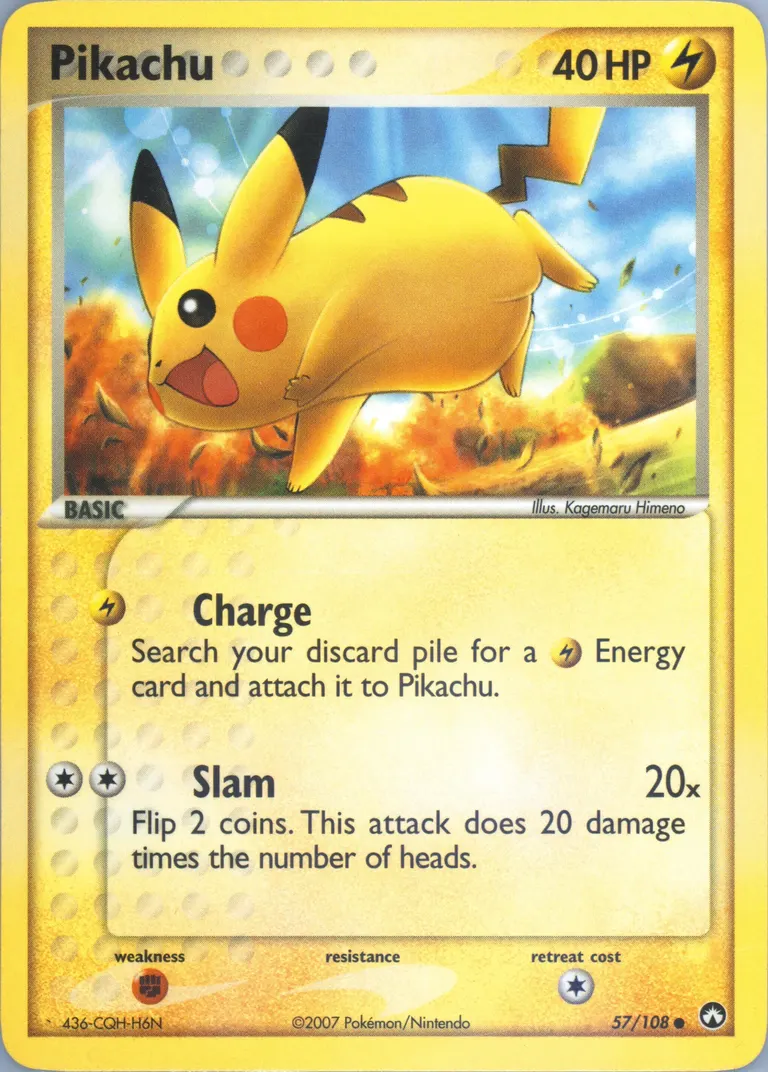 Pikachu card photo