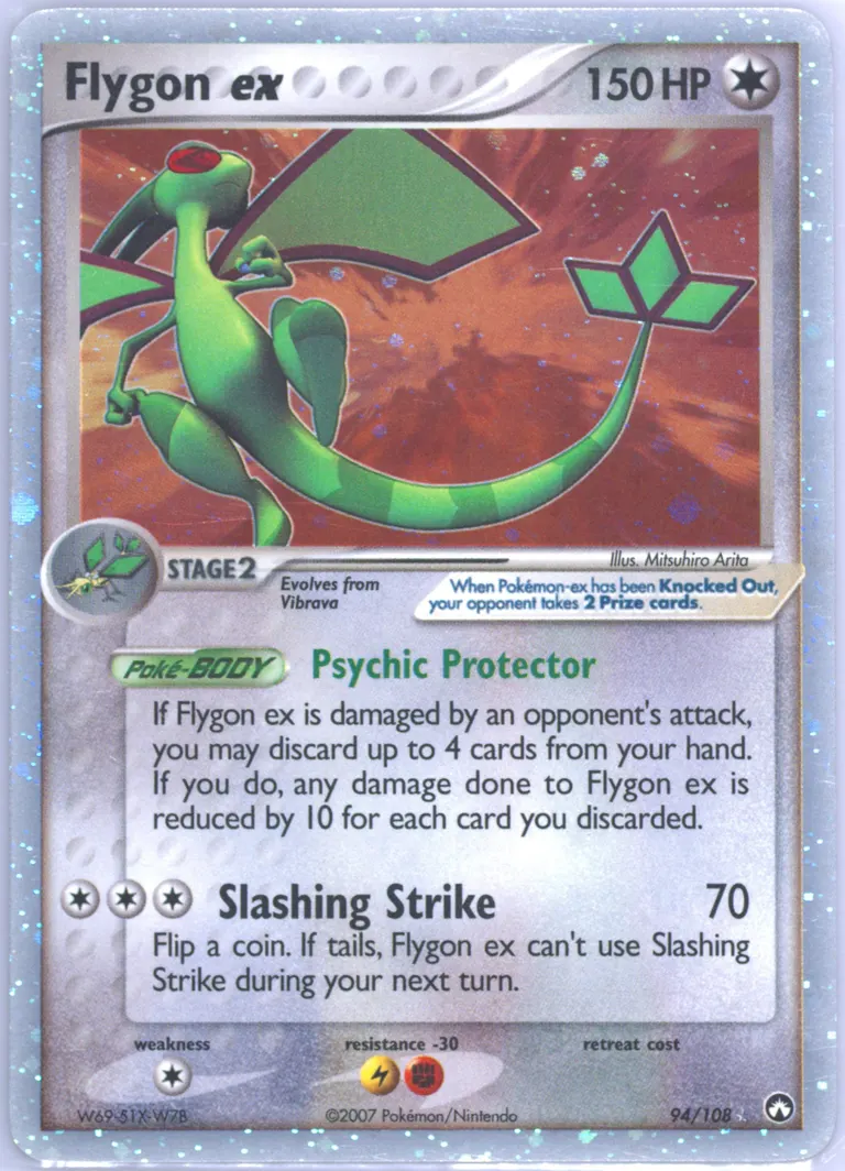 Flygon ex card photo