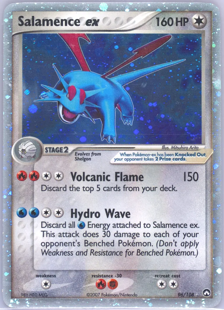Salamence ex card photo