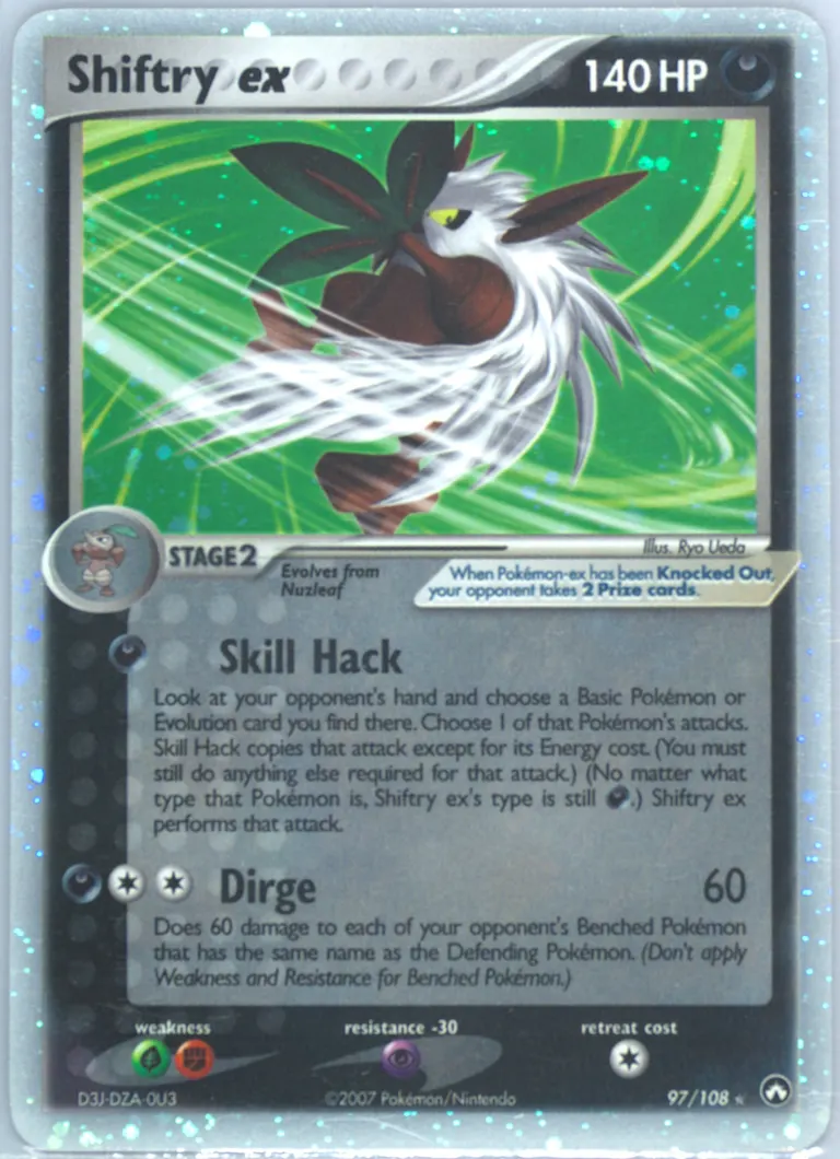 Shiftry ex card photo