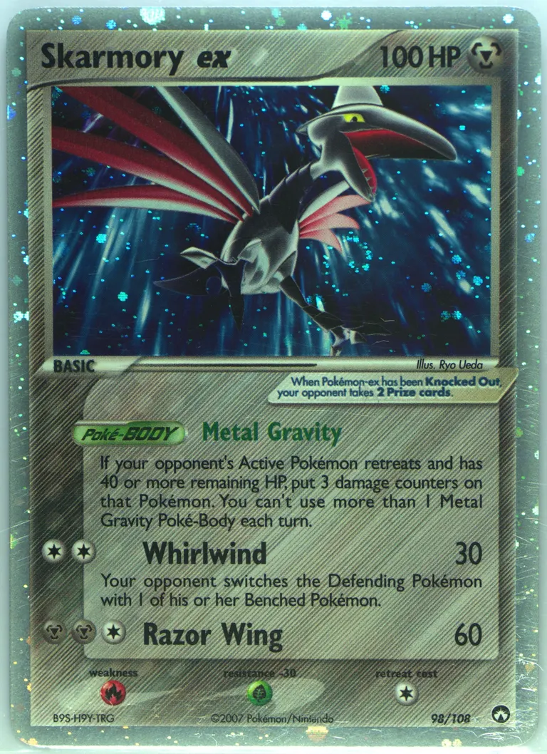 Skarmory ex card photo