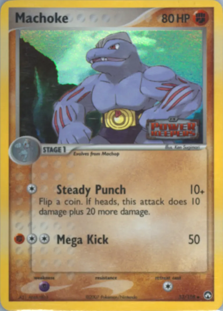 Machoke card photo