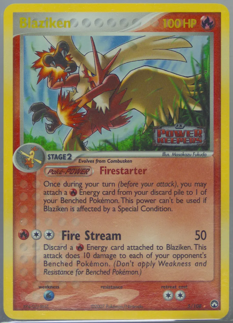 Blaziken card photo