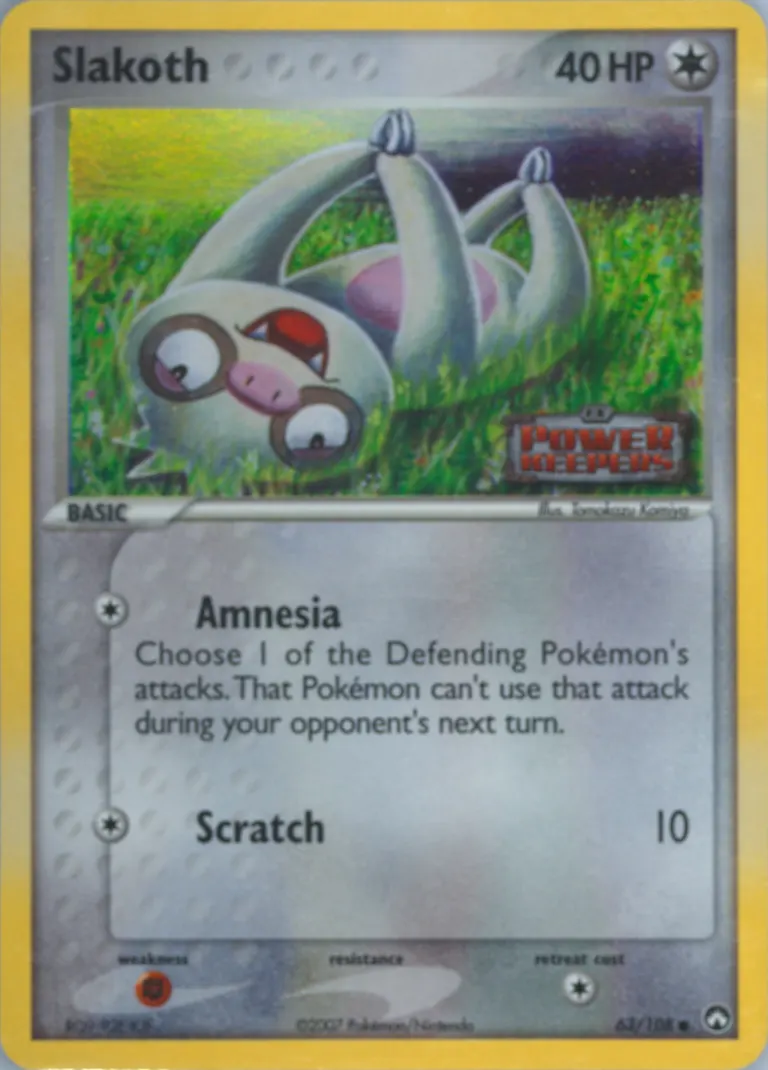 Slakoth card photo