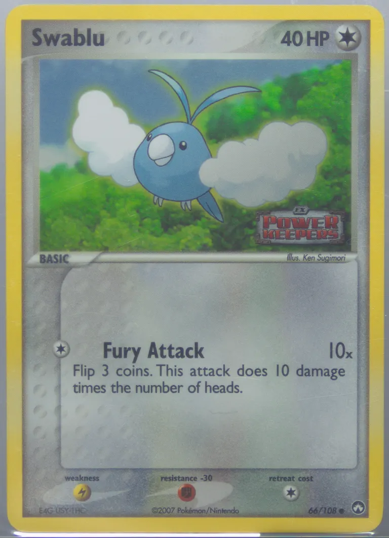 Swablu card photo