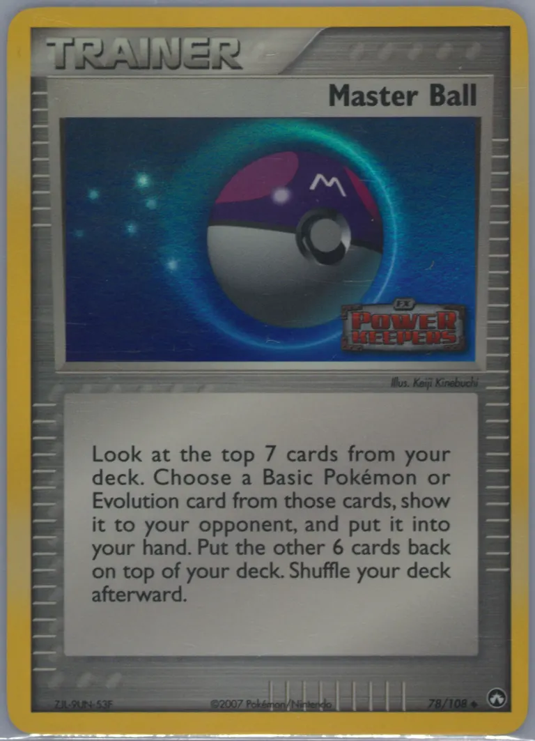 Master Ball card photo