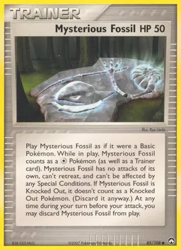 Mysterious Fossil card photo