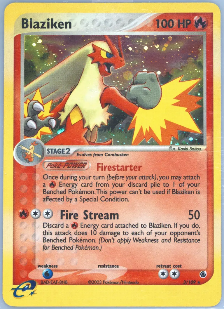 Blaziken card photo