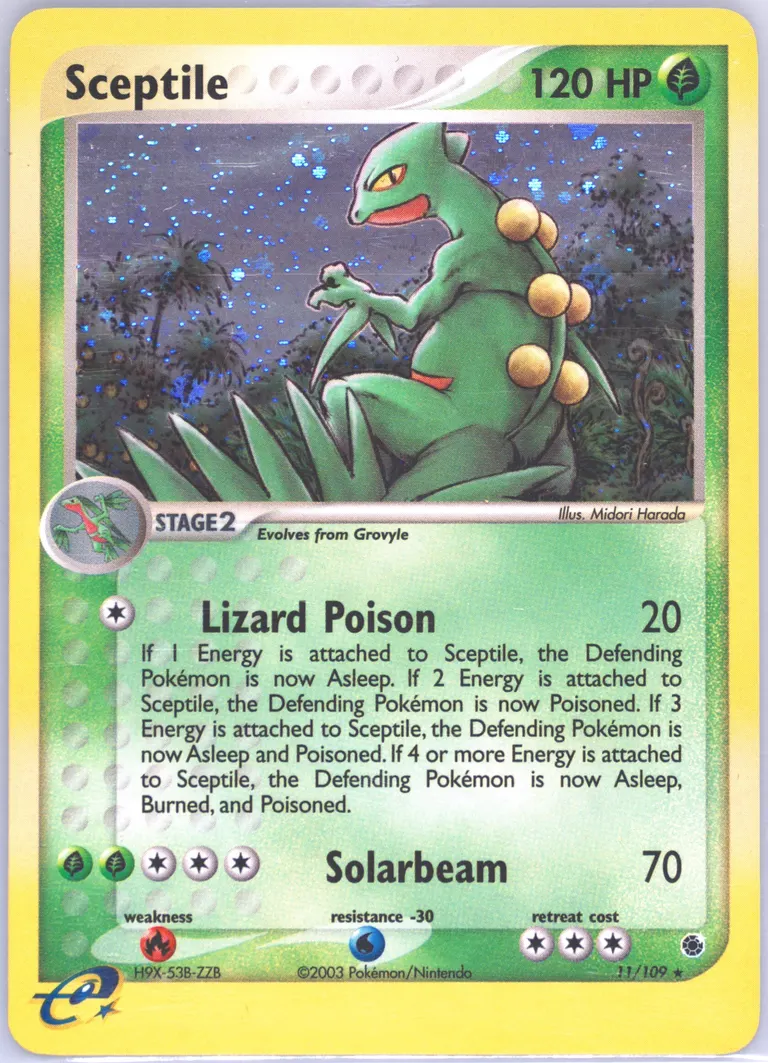 Sceptile card photo