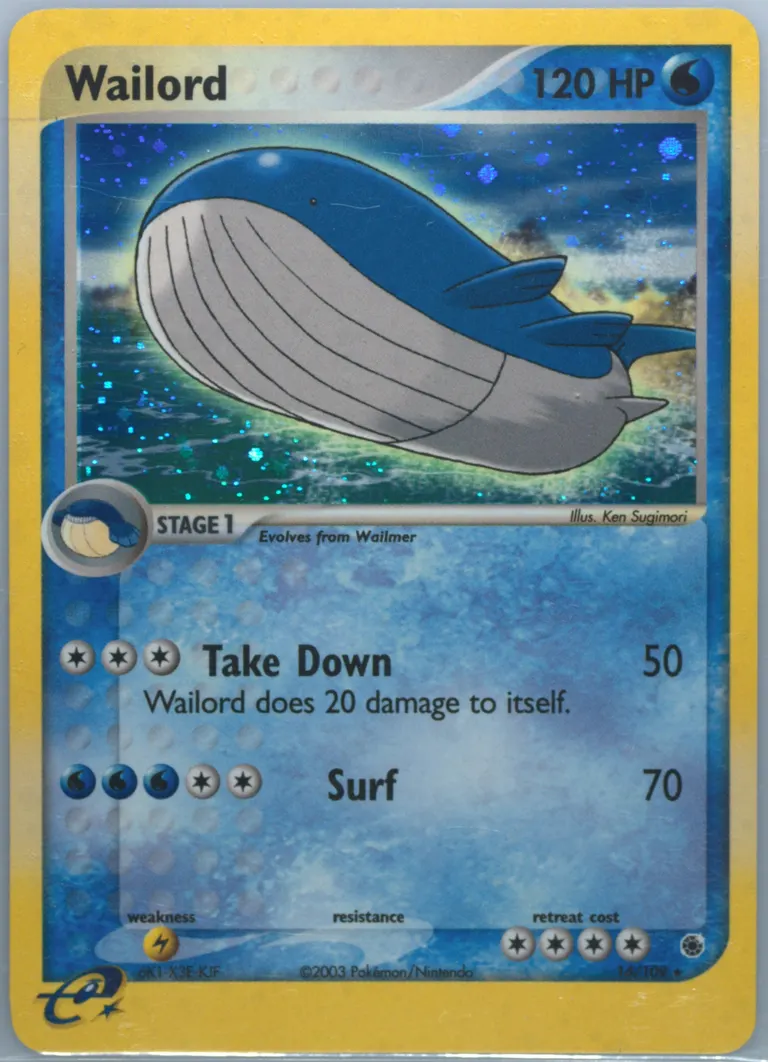 Wailord card photo