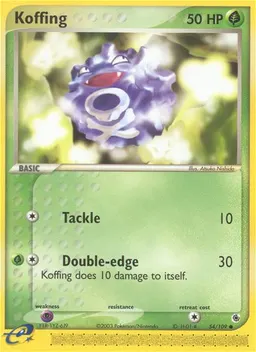 Koffing card photo