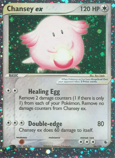 Chansey ex card photo