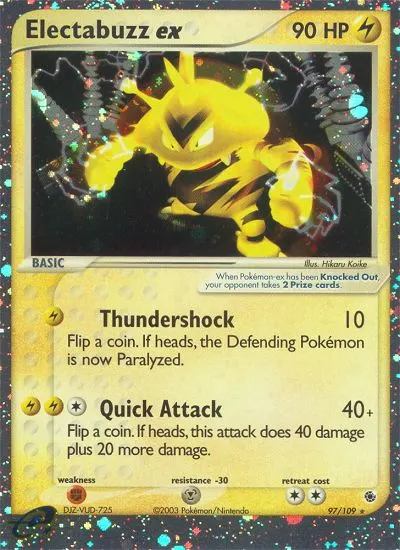 Electabuzz ex card photo
