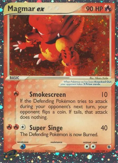 Magmar ex card photo