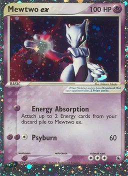 Mewtwo ex card photo