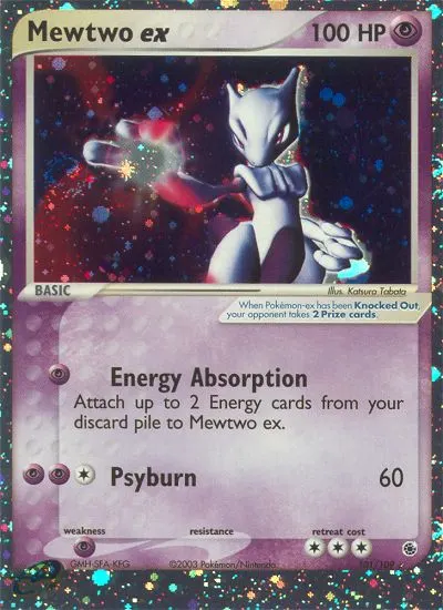 Mewtwo ex card photo