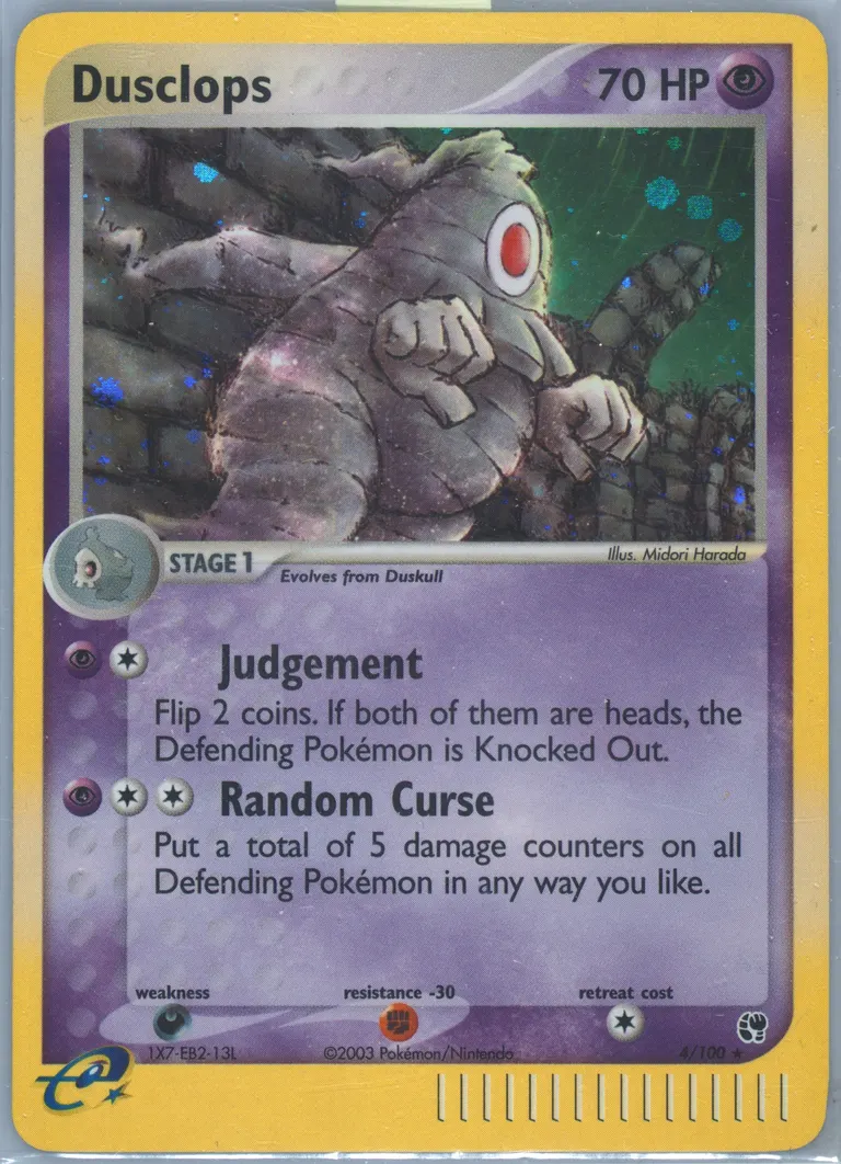 Dusclops card photo