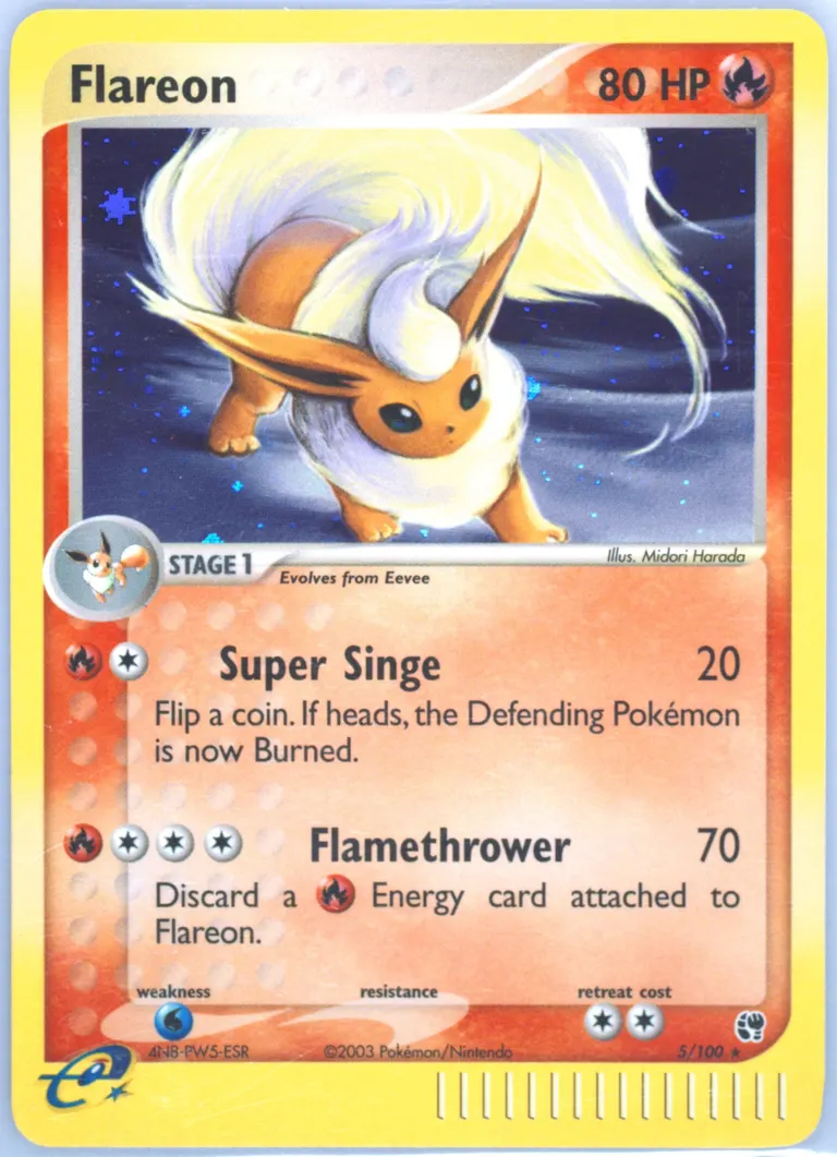 Flareon card photo
