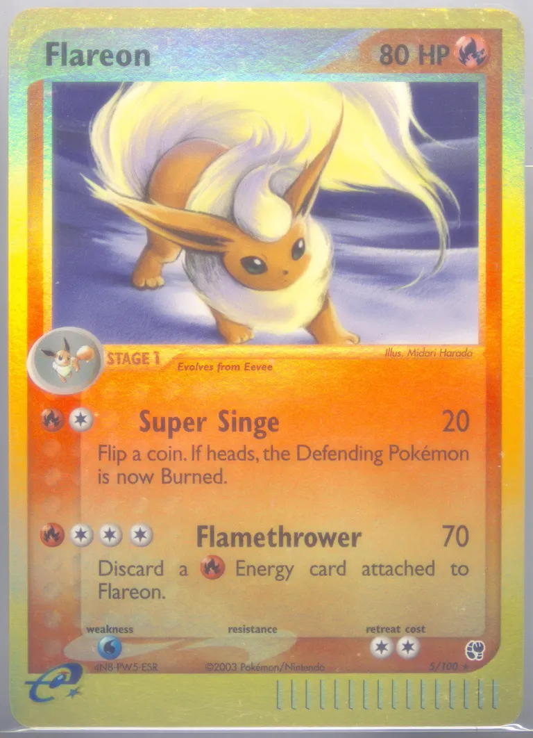 Flareon card photo