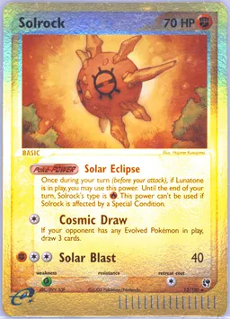 Solrock card photo
