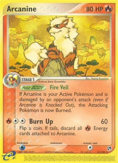 Arcanine card photo