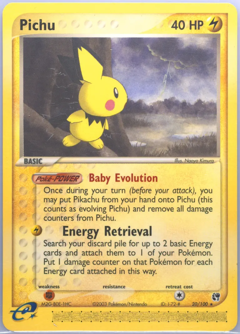 Pichu card photo
