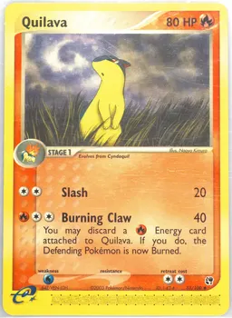 Quilava card photo