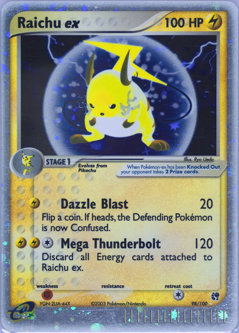 Raichu ex card photo