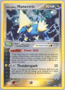 Team Aqua's Manectric #4