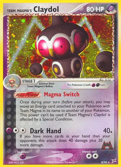 Team Magma's Claydol card photo