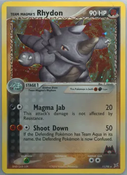 Team Magma's Rhydon #11