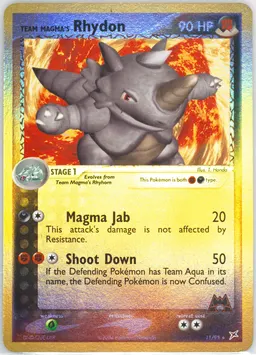 Team Magma's Rhydon #11